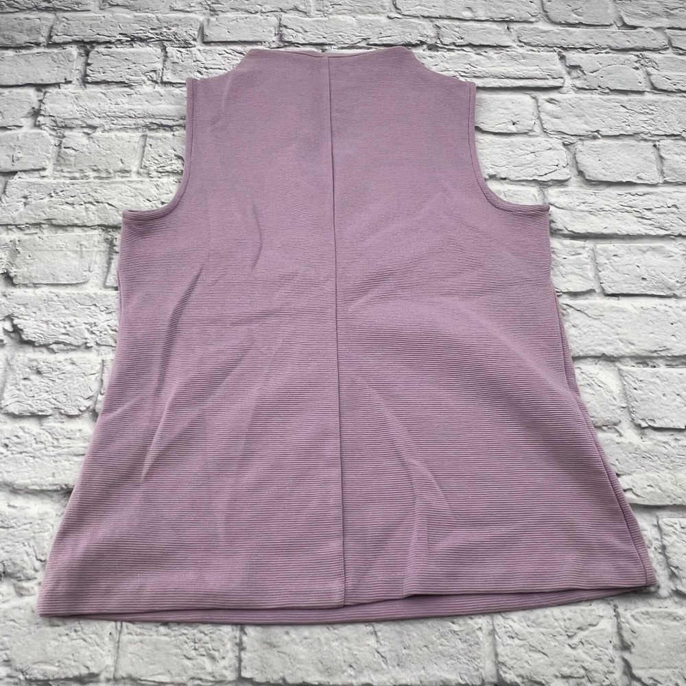 Talbots Lavender Ribbed Tank Top - Picture 8 of 8